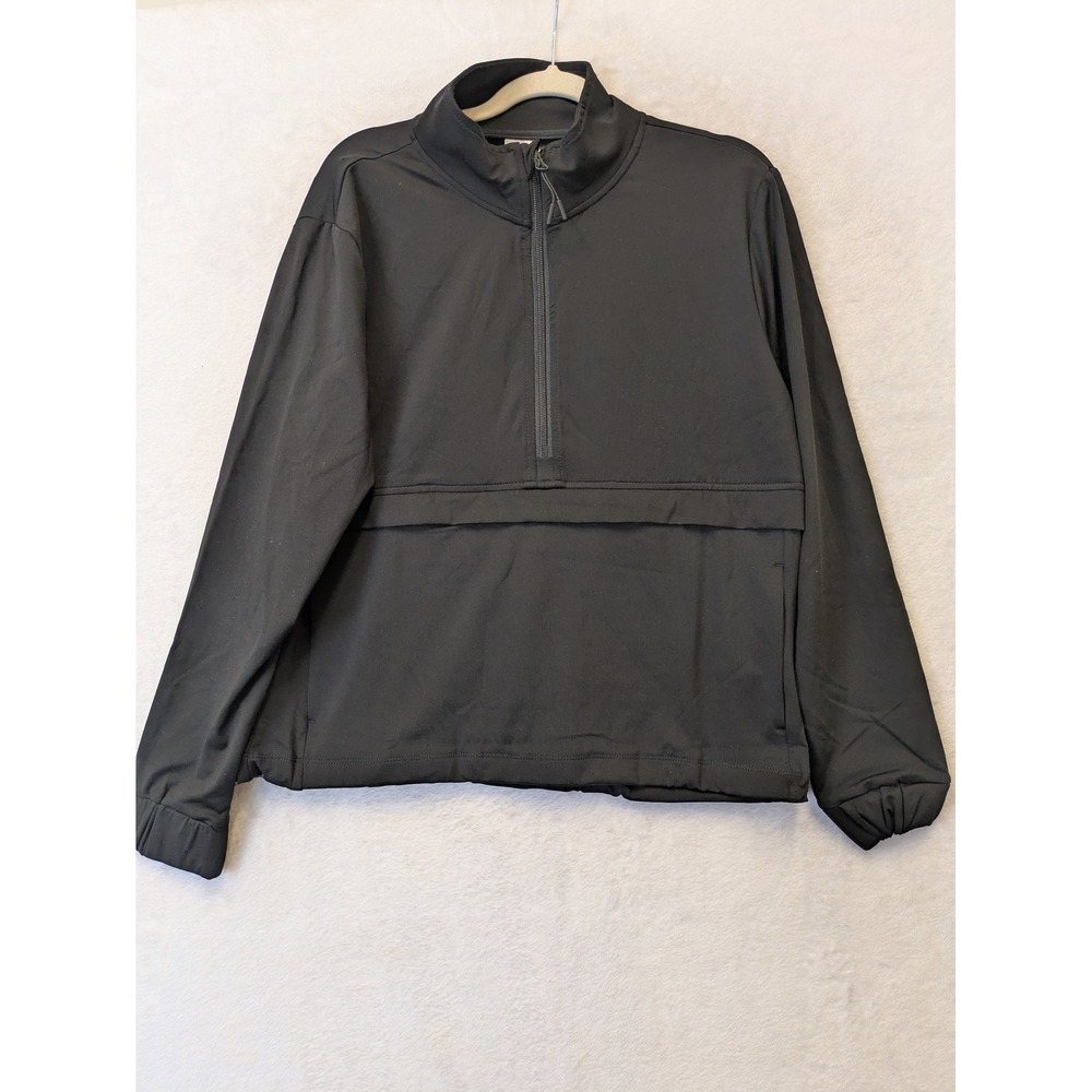 Member's Mark Women's Size XS Black Quarter Zip Jacket Travel‎ Pullover